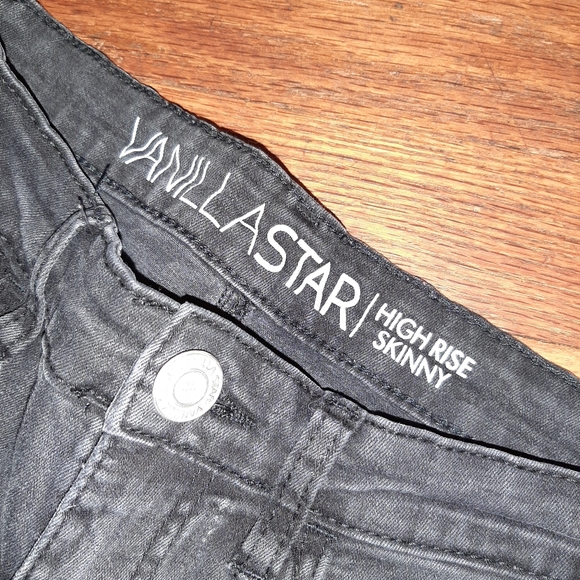 Vanilla Star embroidered black jeans - Picture 3 of 7